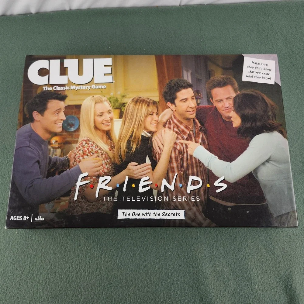 CLUE Friends Edition Board Game TV Series Complete Sealed Contents